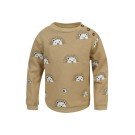 Zandkleurige sweater met beertjes - Lennox sand