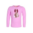 Paarsroze t-shirt met konijn - Lucie bright lila