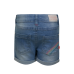Lichtblauwe jeansshort - Bow denim light blue