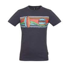Antracietgrijze t-shirt met surfplanken - Wave antracite