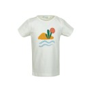 Ecru t-shirt met landschap - Crocoba ecru (stapelkorting)