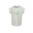 Ecru t-shirt met appel en peer - Fruba ecru (stapelkorting)