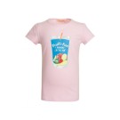 Lichtroze t-shirt met sapje 'fruiti-fun' - Lelo soft pink