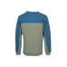 Kakigroene/blauwe sweater - Penalty jeans blue