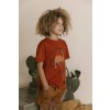 Rode t-shirt met kameel - Zoes potters-clay