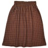 Bruine geruite rok - Chaga skirt brown check