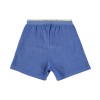 Blauwe badstof short - Shorts terry electric blue