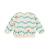 Sweater met golven en krabbenpootjes - Sweatshirt mar
