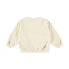 Ecru sweater met figuurtjes - Sweatshirt messy blocks