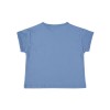 Blauwe t-shirt met zonnetje - T-shirt mediterraneo electric blue