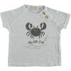 Wit t-shirt met krab - Clownfish - crab cotton white
