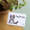 Happy birthday! - bloeikaarten (wildbloemen)