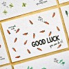 Good luck you can do it!  - bloeikaarten (wortels)