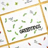Greentings to you!- bloeikaarten (basilicum)