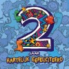 3D wenskaart - 2 jaar - jongen