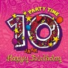 3D wenskaart - 10 jaar - meisje
