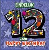 3D wenskaart - 12 jaar 