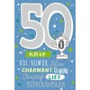 Muziek wenskaart - 50 jaar - mannen