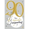 Muziek wenskaart - 90 jaar 