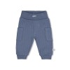 Blauw broekje - Broek rib breakfast buddy blauw 
