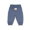 Blauw broekje - Broek rib breakfast buddy blauw 