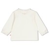 Witte t-shirt met vogeltje - Longsleeve fall in love offwhite 