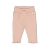 Oudroze broekje - Broek rib fall in love roze melange 