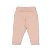 Oudroze broekje - Broek rib fall in love roze melange 