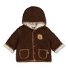Omkeerbaar teddy jasje - Tiny timber tales bruin  