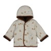 Omkeerbaar teddy jasje - Tiny timber tales bruin  