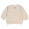 Beige sweater met eend - Sweater wiggle and waddle offwhite melange