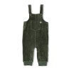 Groene corduroy salopet - Tuinbroek velours rib wiggle and waggle groen