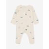 Beige kruippakje met walvissen - Nightsuit arctic ice