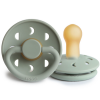 Groengrijze moon FRIGG latex fopspeen 0-6m - Sage 