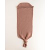 Gebreide slaapzak cocoon - Terracotta