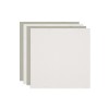 Set van 4 tetradoeken - Olive green/ivory