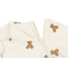 Slaapzak met afritsbare mouwen - Mini teddy bear little waffle