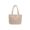 Beige verzorgingstas/shopper - Puffed bag biscuit 