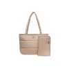 Beige verzorgingstas/shopper - Puffed bag biscuit 