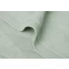Wiegdeken - Shell knit sea foam