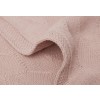 Ledikantdeken - Shell knit wild rose