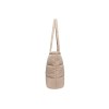 Beige verzorgingstas/shopper - Puffed bag biscuit 