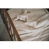 Ledikantdeken teddy - Faro warm white  (Geboortelijst Lior V.)