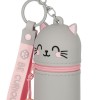 Opberger/portemonnee kat - Coin purse with key ring kitty 