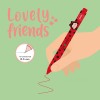 Gel pen lieveheersbeestje - Lovely friends get lucky ladybug