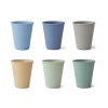 Set van 6 bekers - Carter cup 6-pack peppermint multi mix