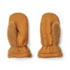 Karamelbruine teddy wanten - Grethe gloves golden caramel