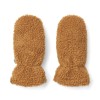Karamelbruine teddy wanten - Grethe gloves golden caramel