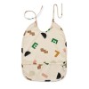 Afwasbare XL slab met geometrische figuren - Lai bib graphic alphabet/sandy