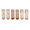 Set van 3 kousjes met print - Silas socks 3-pack peach sea shell mix